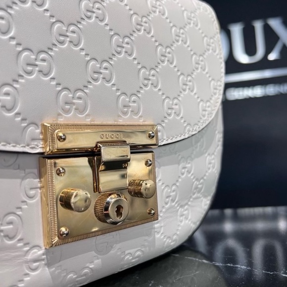 Gucci Padlock Guccissima Saddlebag - Picture 6 of 9